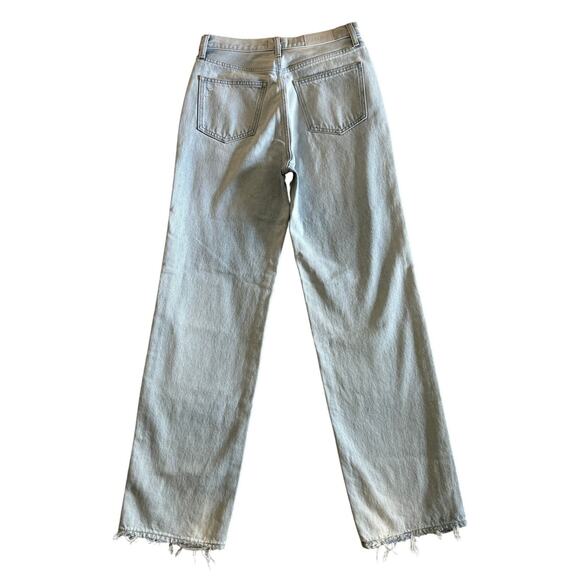 Revolve Pistola Cassie High Rise Straight Button Fly Jeans Malibu Vintage Sz 26 - Picture 5 of 14